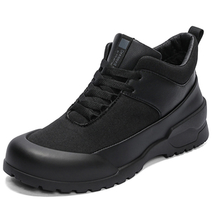 Nuevas Botas de Nieve Balen Negras de Invierno al por Mayor para Hombre, Precio Bajo, Lona, Exportación, Caña Alta, con Cordones, Originales, para Exteriores - Product Image 1