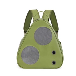 Mesh <b>Pet</b> <b>Carrier</b> Backpack with Breathable Design for Outdoor Use Light Gray Fashion Style Small Open Closure - Product Image 3