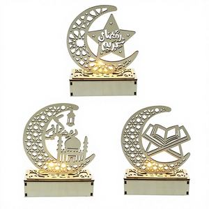 Calendario de Mesa de Ramadán de Metal Hecho a Mano, Duradero, Impermeable, con Logotipo de Color Personalizable |   Agrega Encanto Espiritual a Interiores Festivos - Product Image 1