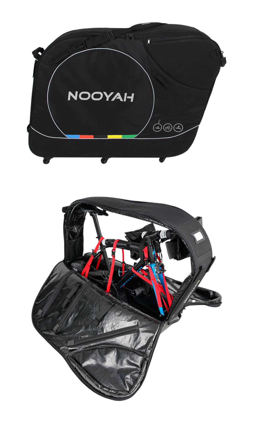 NOOYAH Bike Travel Bag - Secure and Convenient Transport