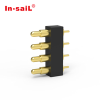 Connecteur à broches de contact à ressort double rangée en acier inoxydable, têtes de broches Pogo haute densité, série SIMPLE, fabrication OEM/ODM