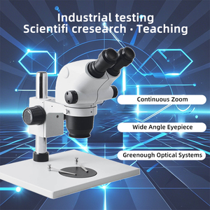 <span class=keywords><strong>Microscope</strong></span> binoculaire stéréo à zoom réglable ZS6565-B6 6.5-65x avec loupe à lumière LED pour la réparation de téléphone portable BGA - Product Image 4