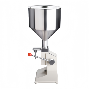 A03 304 Stainless Steel Manual Liquid Filler with Scale and <b>Tray</b> Suitable for Face Cream Shampoo Cosmetics Jam Honey and Milk - Product Image 6