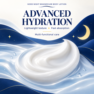 Loción Corporal Humectante y Relajante <span class=keywords><strong>con</strong></span> Aceite de Lavanda y Vitamina E, 120g, Crema de Magnesio para el Cuidado Nocturno de la Piel - Product Image 5