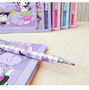 Креативные блокноты B5 с мультяшным дизайном Kulomi и набором гелевых ручек, милые школьные канцелярские принадлежности для студентов, набор для рисования и ведения дневника - Product Image 5