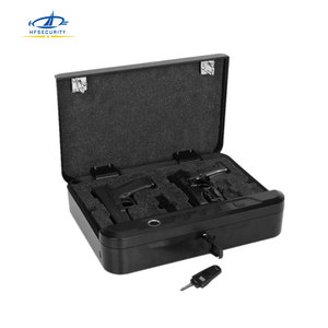 HFSecurity HP400 Pequeña <span class=keywords><strong>caja</strong></span> <span class=keywords><strong>de</strong></span> <span class=keywords><strong>seguridad</strong></span> para hogar, hotel, joyería y <span class=keywords><strong>armas</strong></span>, personalizable y <span class=keywords><strong>de</strong></span> acceso rápido - Product Image 1