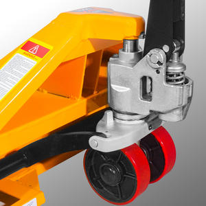 Chariot à palettes manuel à roues en PU/nylon, équipement d'entrepôt/industriel, vente chaude - Product Image 3