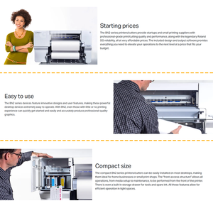 เครื่องพิมพ์อิงค์เจ็ทและเครื่องตัด ROLAND รุ่นใหม่ BN2-30 CMYK + WHITE ขนาด 30 นิ้ว และ BN2 SERIES 20 นิ้ว สำหรับตั้งโต๊ะ รุ่น VERSASTUDIO BN2-20A - Product Image 3