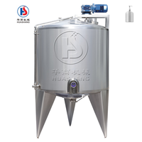 Cuve de mélange en acier inoxydable à prix départ usine pour sirops, homogénéisateur, agitateur, émulsifiant
