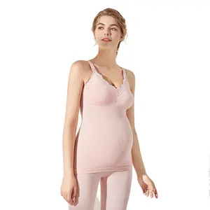 定制高弹力莫代尔孕妇睡衣套装哺乳期孕妇睡衣舒适女式睡衣