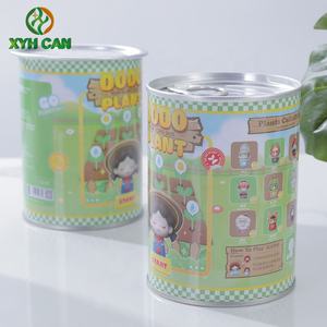 Boîtes en fer blanc vides personnalisées et écologiques Contenants métalliques ronds Emballage <span class=keywords><strong>de</strong></span> graines Jouets pour enfants Jeux Cartes Impression <span class=keywords><strong>de</strong></span> logo Utilisation alimentaire - Product Image 2