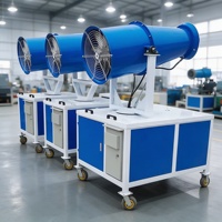 Canon à brouillard de sécurité sécurisé de 30 m avec capacité de commande à distance pour le refroidissement du périmètre de grandes installations