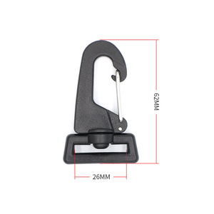 Plastic Rotating <b>Hook</b> For Bag Backpack Webbing 26Mm With Swivel <b>Clip</b> Feature - Product Image 3