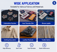 Presse à chaud industrielle pneumatique à poste unique pour l'impression par transfert thermique de logos et étiquettes de vêtements