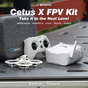Комплект BETAFPV Cetus X FPV: полетный контроллер Betaflight FC, передатчик LiteRadio 3, камера C04, очки VR03. Удобный для начинающих, продвинутый комплект RTF. Летайте быстрее. - Product Image 2