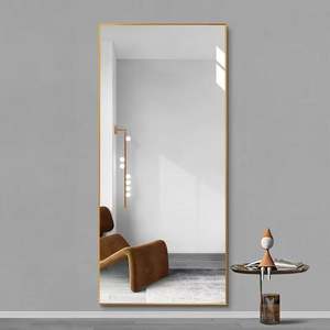 กระจกติดผนังแบบเต็มตัว ดีไซน์ทันสมัย ปี 2025 กำลังเป็นที่นิยม พร้อมปรับแต่งสีและขนาดได้ สำหรับห้องน้ำและห้องนั่งเล่น - Product Image 4