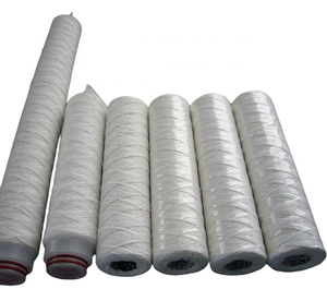 Beveiligingsklassen 10 inch 5 µm gebleekte katoenen stringgewonden filterpatroon voor voorfiltratie van proces- en afvalwater - Product Image 5