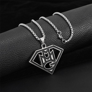 Collier hiphop avec pendentif en acier inoxydable, nouvelle collection de bijoux populaires - Product Image 3