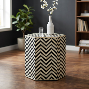 Modern Style High Quality Durable Buffalo Bone Inlay Coffee <b>Table</b> <b>with</b> Custom Size Wood Frame Living Room Home Furniture - Product Image 1