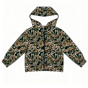 Vestes à capuche camouflage pour enfants Western personnalisé manches longues bébé garçons filles imperméable coupe-vent enfants camouflage manteau à capuche zippé <span class=keywords><strong>veste</strong></span> - Product Image 2