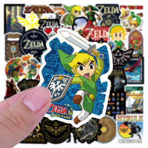 Vente en gros de 50 autocollants 3D en PVC The Legend of <span class=keywords><strong>Zelda</strong></span> pour téléphone, ordinateur portable, bagages - pour graffitis et cadeaux promotionnels - Product Image 3