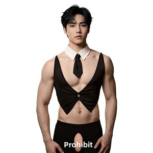 Obsessed Conjunto <span class=keywords><strong>de</strong></span> Lencería <span class=keywords><strong>de</strong></span> Poliéster Negro Talla Única, 3 Piezas, Disfraz <span class=keywords><strong>de</strong></span> Cosplay <span class=keywords><strong>de</strong></span> Sirvienta Conejita, Conjuntos Sexys <span class=keywords><strong>de</strong></span> Corte Abierto para Hombre - Product Image 5