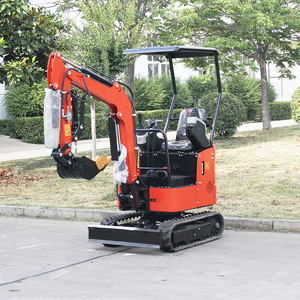 รถขุดขนาดเล็กสีแดง 12 ตัน ระบบไฮดรอลิก สำหรับใช้งานในสถานที่ก่อสร้าง - Product Image 3