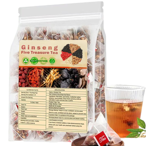 Mezclado Five Treasure Ginseng Sabor Té suelto Premium <span class=keywords><strong>Health</strong></span> Tea Sachet Box-Procesamiento crudo empaquetado - Product Image 1
