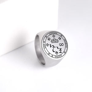 ब्रह्मांड के गुप्त वाइकिंग अंगूठी पुरुषों गेब्रियल Jofiel Thavael Azrael माइकल के सात Archangels के लिए स्टेनलेस स्टील के छल्ले - Product Image 2