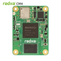 Module de calcul IA Radxa CM4 RK3576 avec carte mère, CPU 8 cœurs, NPU 6 TOPS, WiFi 6 pour 5.4