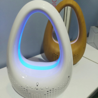 Lampe de nuit décorative pour la maison avec haut-parleur et lumière LED colorée