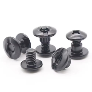 Tornillos de remache con bloqueo para paneles ciegos, Fijador para postes aislantes, Tornillo con punta de latón, Tuerca de barril hexagonal, Perno - Product Image 2