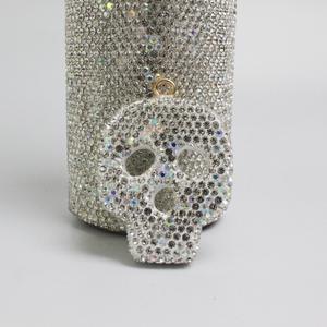 Creativo cráneo cabeza oveja ojo clavo llavero accesorios coche espejo retrovisor colgante Basura Teléfono caso encantos maquillaje bolsa Decoración - Product Image 2