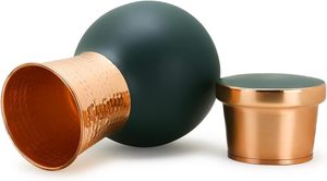 Bouteille d'eau en cuivre pur de qualité supérieure pour les voyages, le bureau, la salle de sport, l'école et les activités de plein air, disponible à un prix abordable - Product Image 6