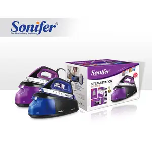 Sonifer SF-9053 Powerful 2400W Large Water Tank Laundry Anti Drip Vertical Wireless Steam Iron Station Cordless Electric Iron