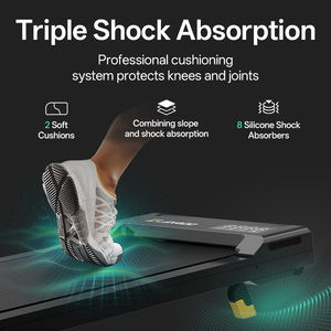 5% Incline White Walking Pad cinta de correr <span class=keywords><strong>220lbs</strong></span> capacidad portátil Mini escritorio cinta de correr con Control remoto y pantalla LED - Product Image 4