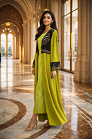 Kaftan de luxe brodé pour femme, robe longue arabe, jalabiya, caftan marocain, ensemble abaya de fête musulmane islamique de Dubaï et d'Arabie Saoudite