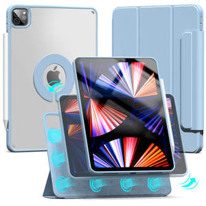 KENKE nuova custodia protettiva per <span class=keywords><strong>iPad</strong></span> custodia smart Cover per tavoletta magnetica rimovibile custodia per <span class=keywords><strong>Apple</strong></span> <span class=keywords><strong>iPad</strong></span> <span class=keywords><strong>Pro</strong></span> <span class=keywords><strong>12.9</strong></span> pollici M4 2024 - Product Image 2