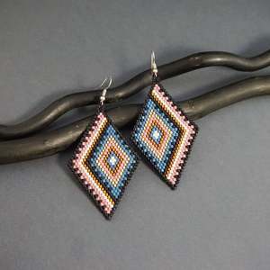 pendientes de cuentas Creaciones hechas a mano - Product Image 1