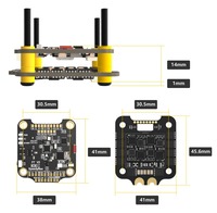 SpeedyBee F7 V2 ESC Stack 4in1 45A BLHeli32 55A Burst 128KHz PWM MPU6000 3-6S untuk 5-7" FPV Aksesoris FPV Suku Cadang DIY