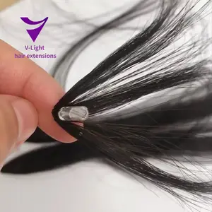New Concept Hair Extension Top Invisible Extensions Virgin Cuticle Aligned Hair IF2 Human Hair