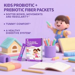 Los paquetes de fibra prebiótica probiótica para Niños apoyan a los estómagos sensibles promueven la digestión saludable suplemento nutricional de fibra dietética - Product Image 4