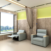 Fauteuil inclinable médical moderne et pliable pour transfusion sanguine, fauteuil de don de sang, mobilier médical électrique