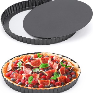 <span class=keywords><strong>Moule</strong></span> <span class=keywords><strong>à</strong></span> gâteau en acier au carbone antiadhésif CT06 avec <span class=keywords><strong>fond</strong></span> <span class=keywords><strong>amovible</strong></span>, <span class=keywords><strong>moule</strong></span> <span class=keywords><strong>à</strong></span> <span class=keywords><strong>tarte</strong></span> rond en forme de chrysanthème et plateau <span class=keywords><strong>à</strong></span> pizza 6/8/10 pouces - Product Image 5