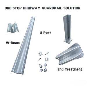 Barandilla de Seguridad para Carreteras con Estructura en W Resistente a la Humedad, Completa con Postes y Terminales, Ideal para Carreteras Costeras en SEA - Product Image 4