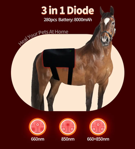 Bantalan terapi lampu merah inframerah, kuda Dekat 660nm 850nm perangkat terapi merah - Product Image 3