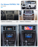 Max-Pad 8 "double écran tactile Android lecteur DVD de voiture pour Nissan pour patrouille Y62 automobile stéréo Radio GPS Navigation