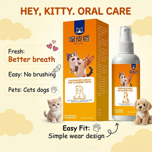 Spray Oral de Lisozima para Mascotas de 60 ml, Marca Privada OEM ODM, Grado Alimenticio, Limpiador Dental sin Cepillo, Eliminador de Sarro para Perros y <span class=keywords><strong>Gatos</strong></span> - Product Image 2