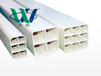 Tuyau en PVC quadrillé haute pression le plus vendu, 4 ou 9 trous, multi-conduits, facile à couper pour une construction flexible