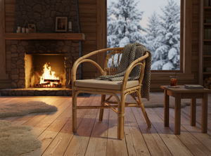 Dolvio Versatile Rattan <b>Armchair</b> Modular Tufted Leisure Relaxation Outdoor Living Comfortable Stylish Seating Apartment Hotel - Product Image 3